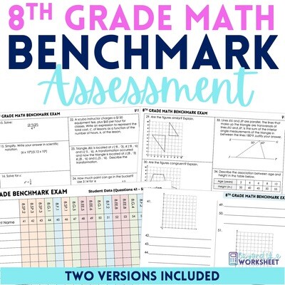 8th Grade Math Benchmark Exam