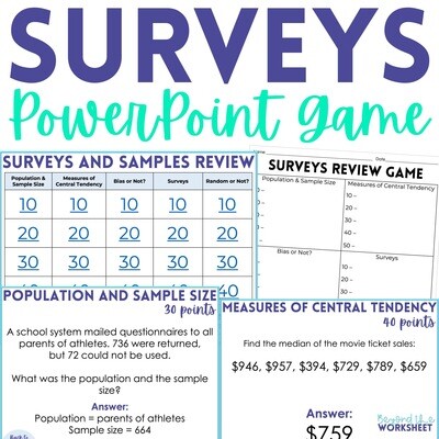 Surveys PowerPoint Review Game