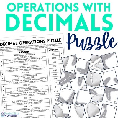 Decimal Operations Puzzle