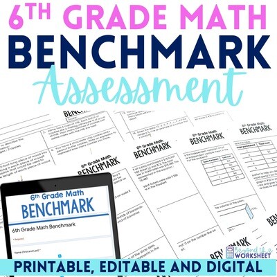6th Grade Math Benchmark Exam