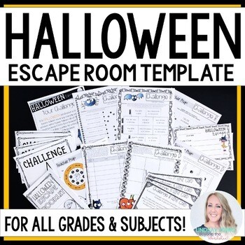 Halloween Escape Room Activity Template