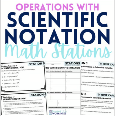 Scientific Notation Stations