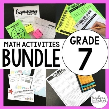 7th Grade Math Curriculum Resources: A Year of Supplemental Activities