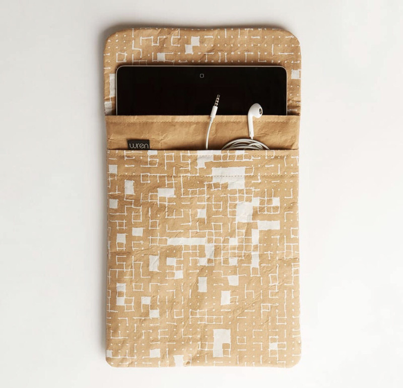 White Dots &amp; Squares iPad and Tablet Sleeves