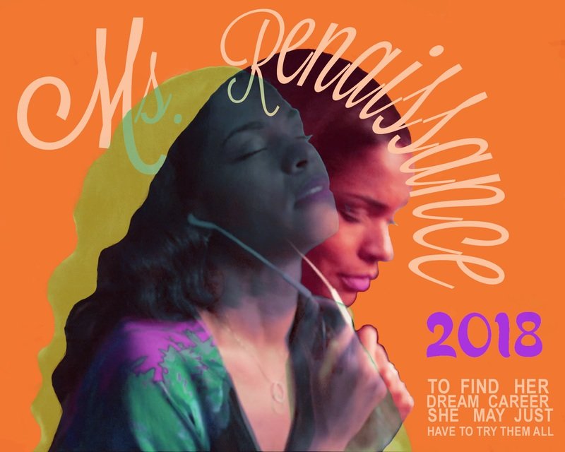 Orange Ms. Renaissance Poster