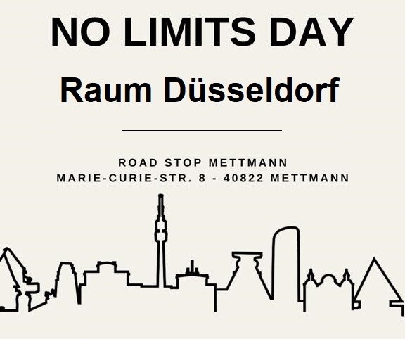 No Limits Day 12.02.2023 - 13:00 | Road Stop Mettmann - 40822 Mettmann - Marie-Curie-Str. 8 | Registrierung 1 Std. vor Start