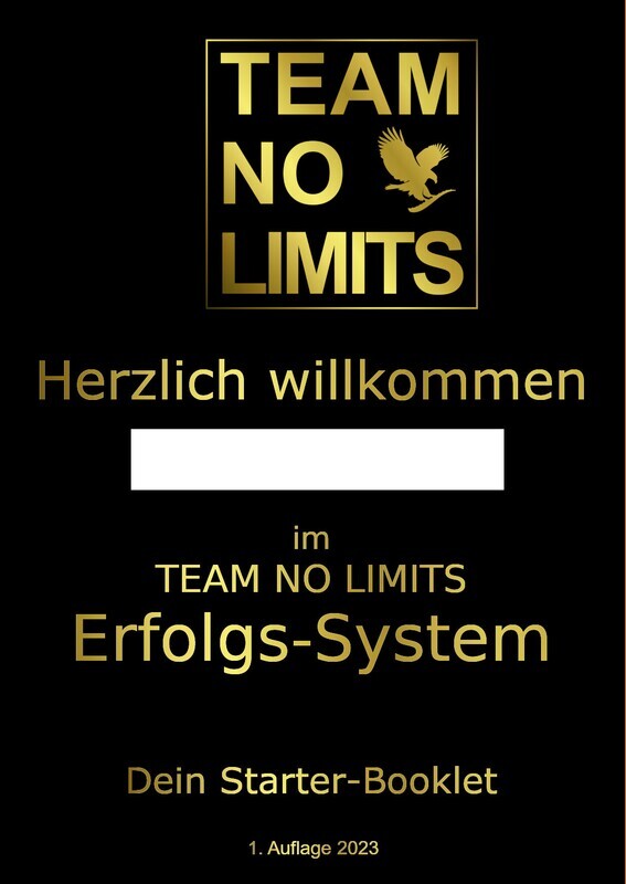 Team No Limits 20 Seiten Starter-Booklet - 5 Stück