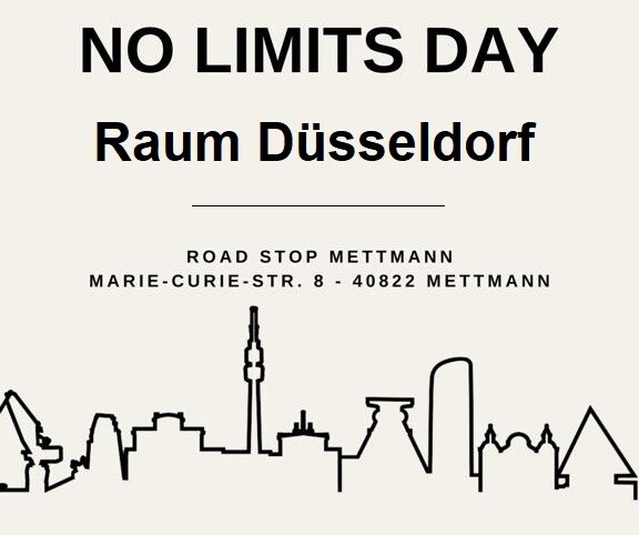 No Limits Day 17.05.2026 - 13:00 | Road Stop Mettmann - 40822 Mettmann - Marie-Curie-Str. 8 | Registrierung 1 Std. vor Start
