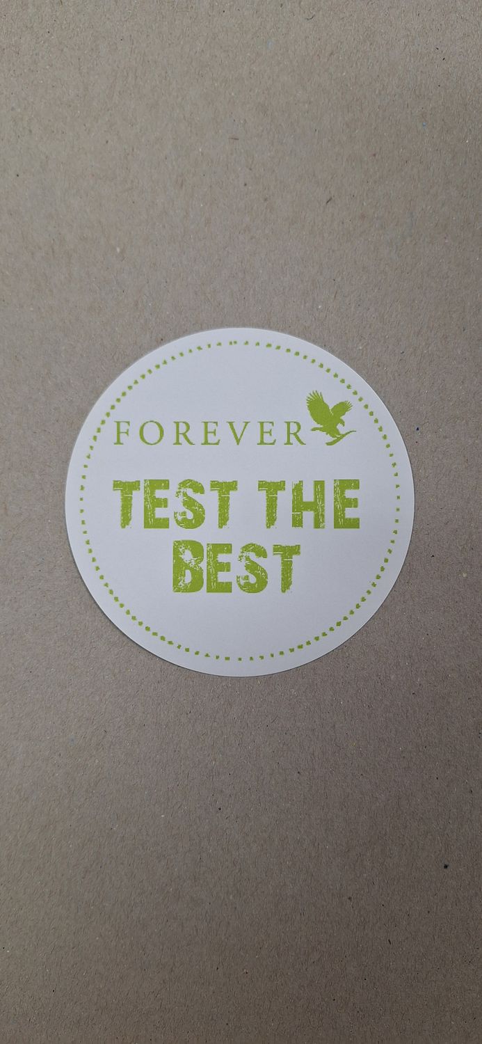 Test the Best Aufkleber rund, ca. 9,5 cm - 10 Stück