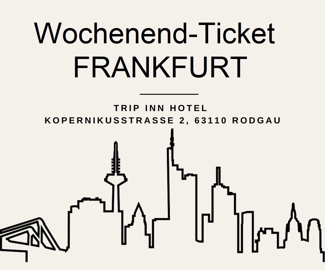 Wochenend-Ticket 29.-30.08.2026 ab 15:00 | Trip Inn Kongresshotel 63110 Rodgau - Kopernikusstr. 1 | Registrierung 1 h vor Start | Einlass 30 Min. vor Start