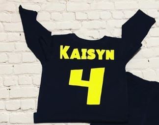 Long Sleeve Personalized Youth Tee