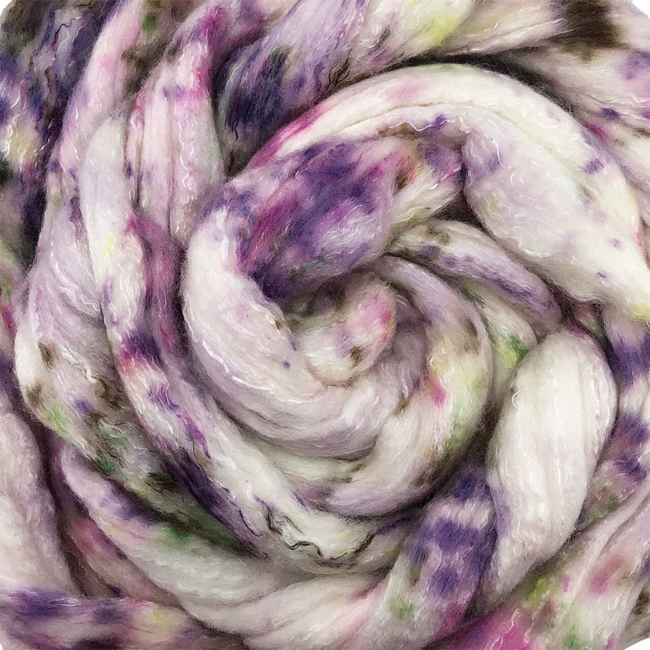 BFL Top - Wonderland Yarns, Color Selection: Wisteria