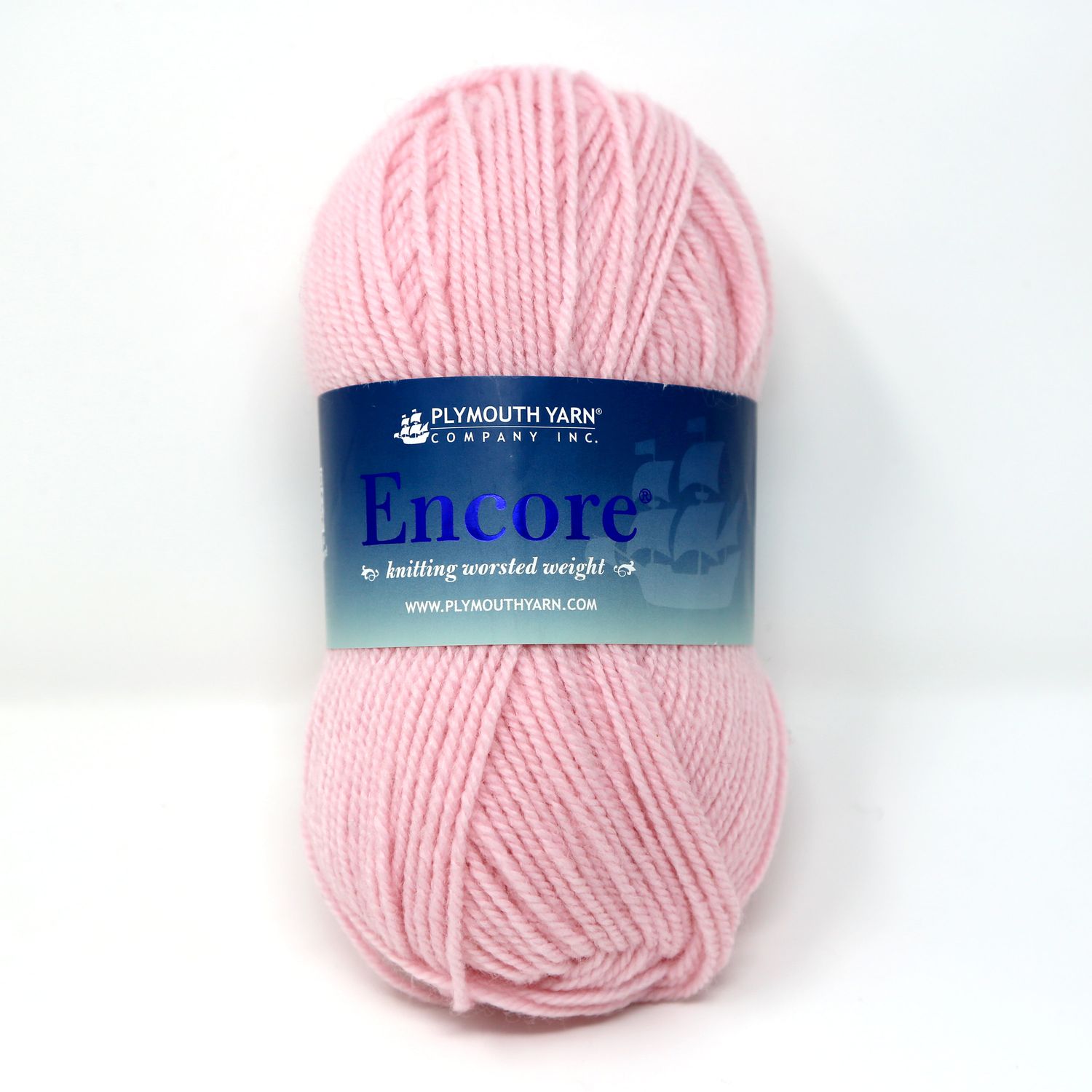 Encore Worsted - Plymouth Yarn, Color Selection: 029 Baby Pink