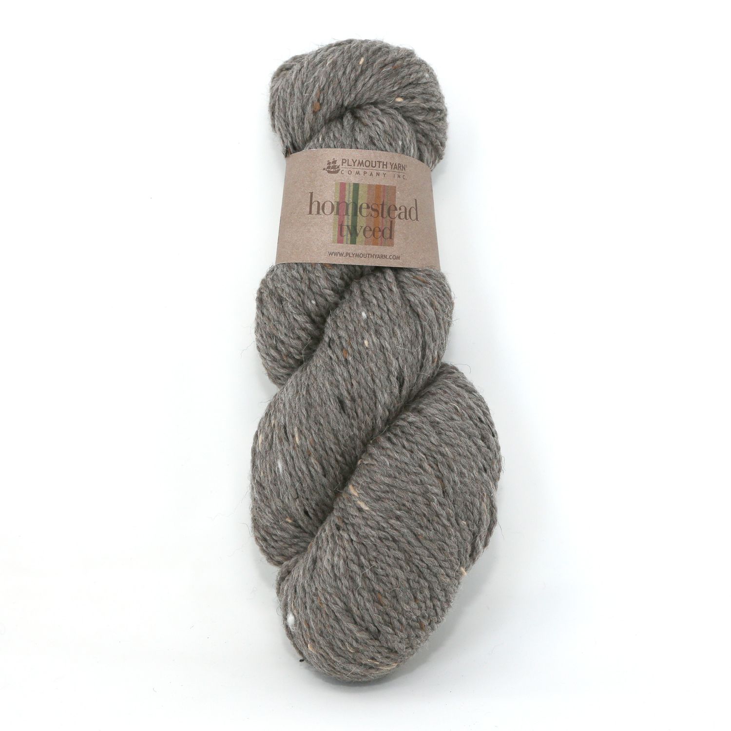 Homestead Tweed - Plymouth Yarns, Color Selection: 502 Taupe
