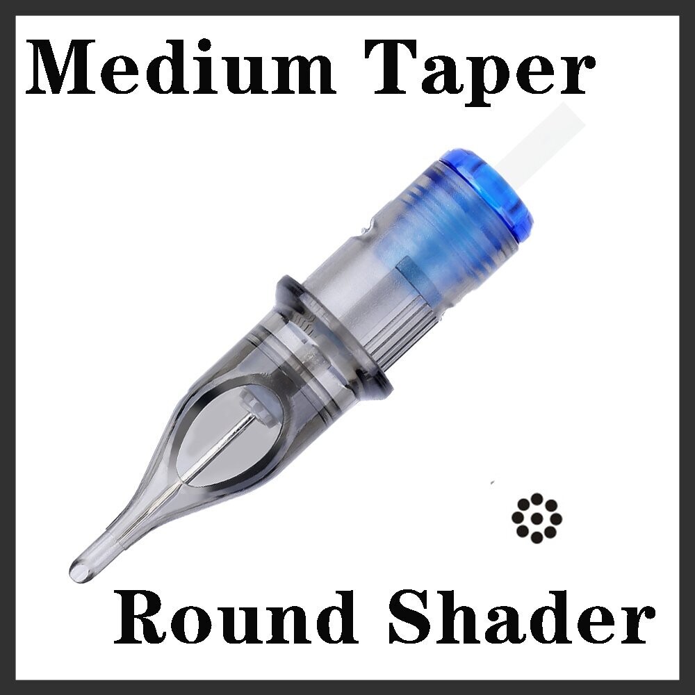 ELITE 7Rs Round Shader Medium Taper 20 Per box