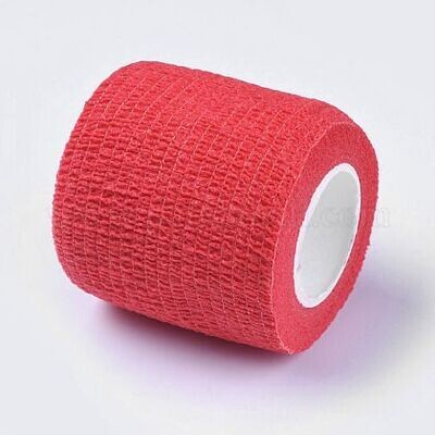 Dynarex Sensi Wrap, Coflex, Self-Adherent, 2" x 5 yd Red - Case of 36