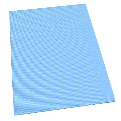 Dynarex Dental Bibs Blue 500 Per Case
