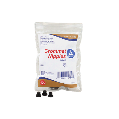 Dynarex Grommet Nipples 100 Per Pack