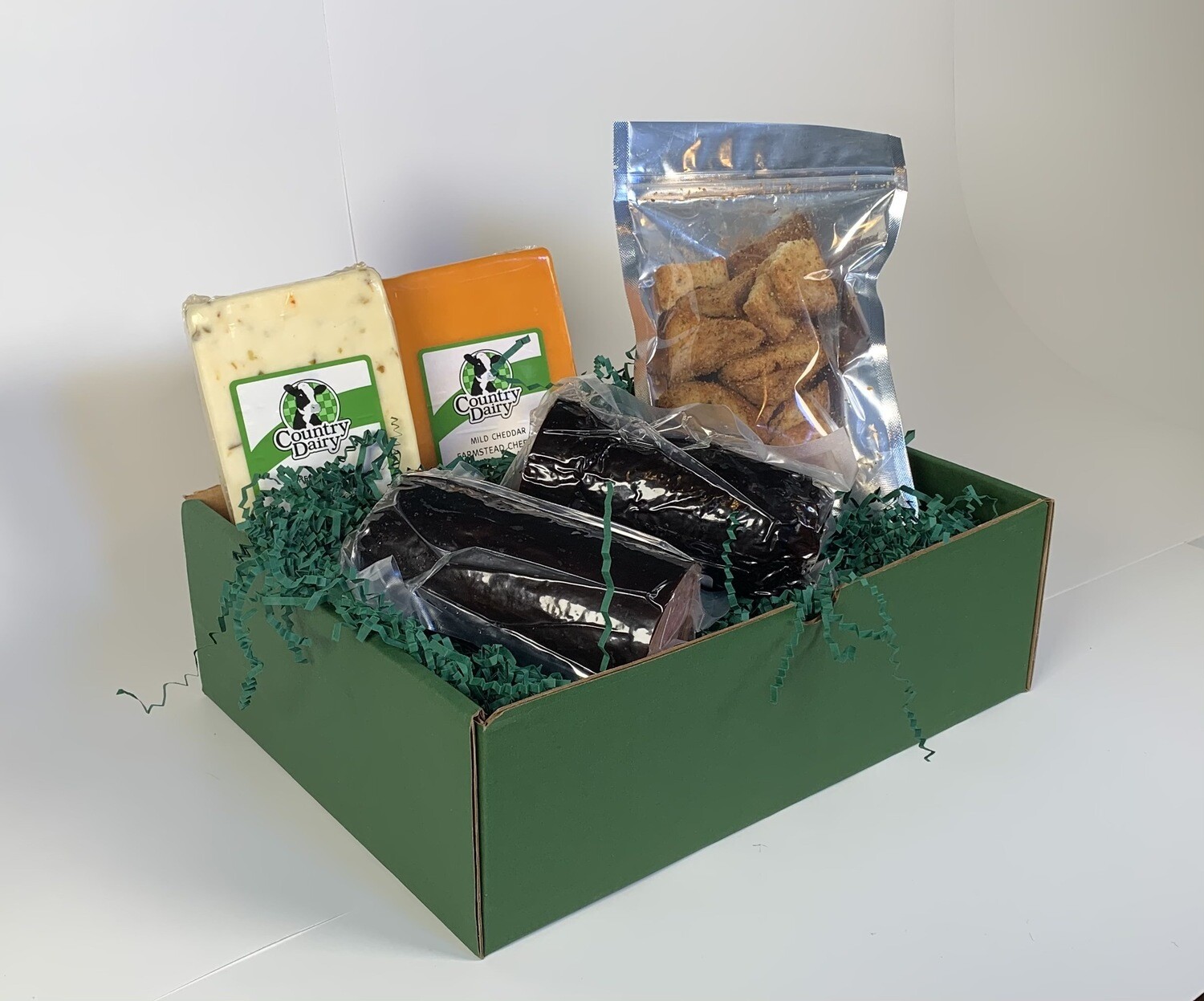 4 Lb. Summer Sausage & Cheese Box - Country Dairy