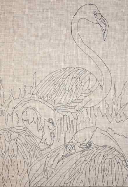 Flamingos (Elizabeth Black Collection)