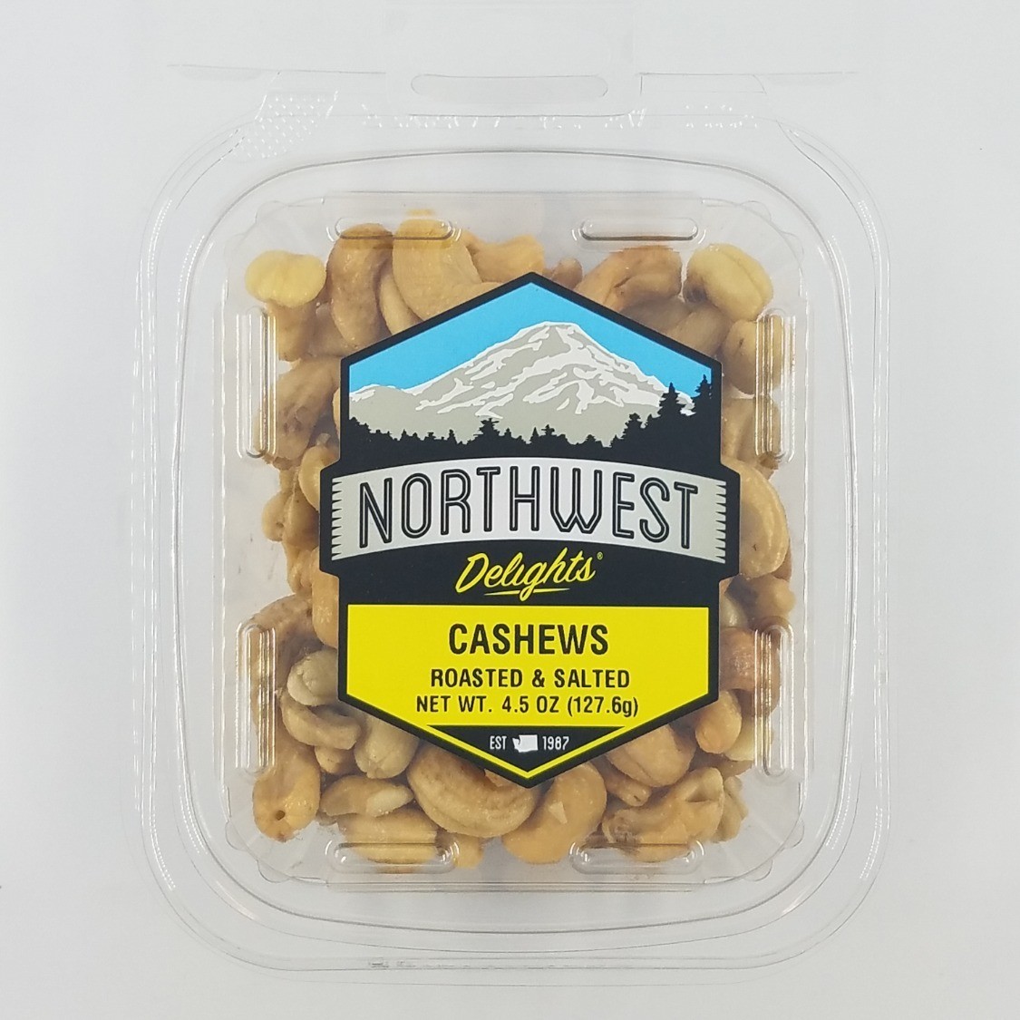 Cashews Roasted & Salted, 12/4.5 oz Case