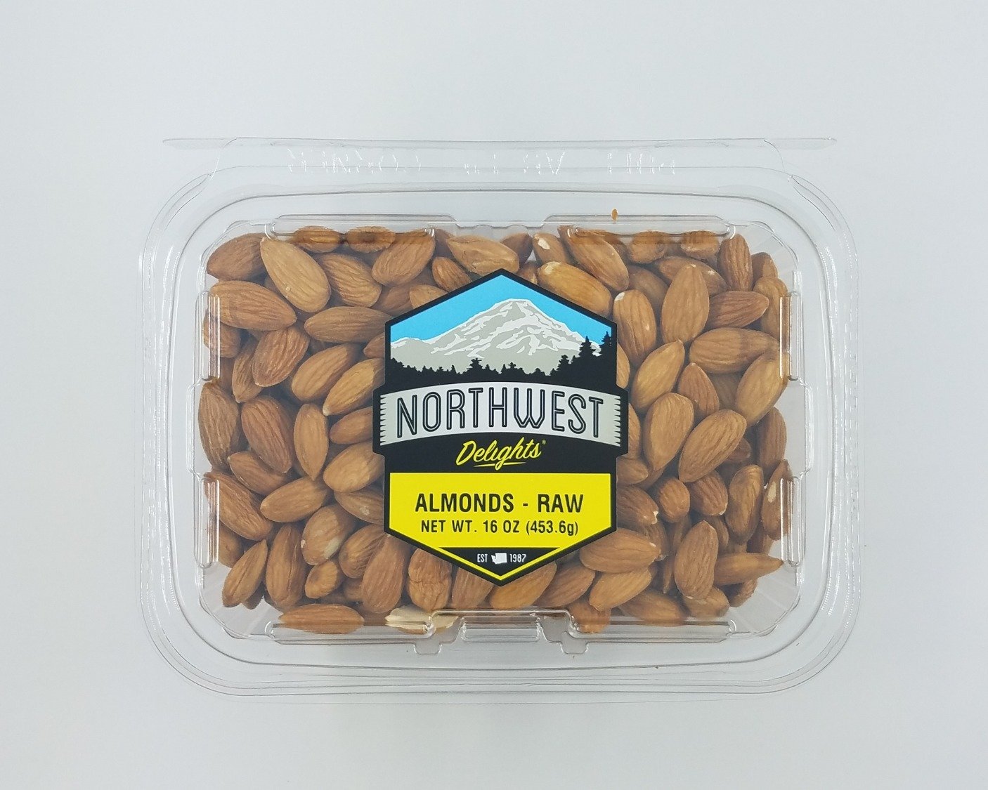Almonds, Raw, 16 oz Tub