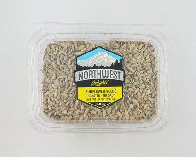 Sunflower Seeds, Roasted - No Salt, 6/14 oz Case