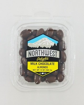 Milk Chocolate Almonds, 6/12 oz Case