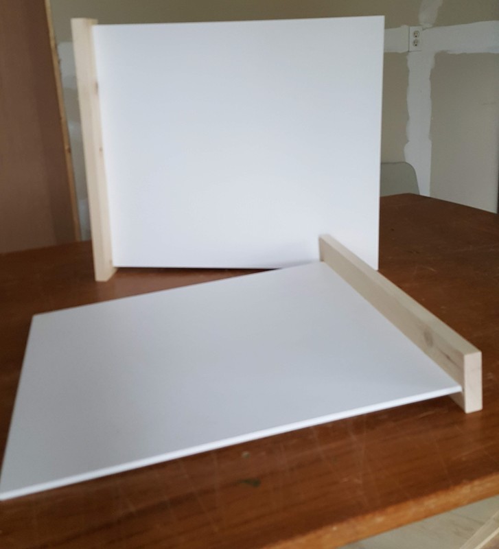 White PVC Bottom Drawers (Two-pack)