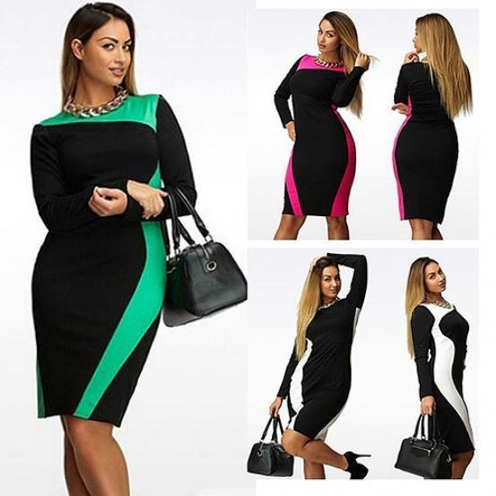 Dress women plus size