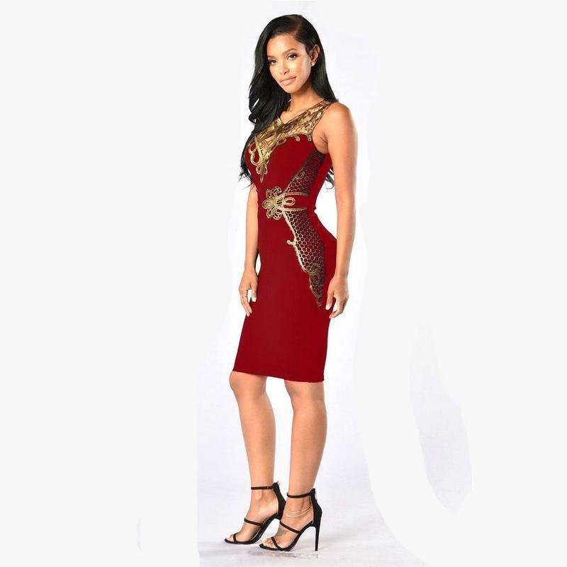 Dress lace long sleeve