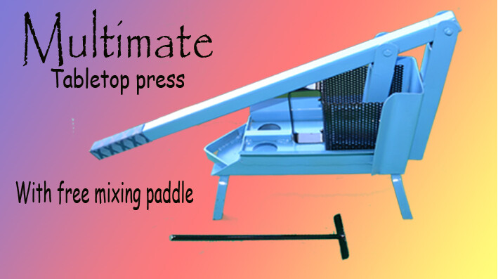 Paper Briquette Press (Tabletop version)