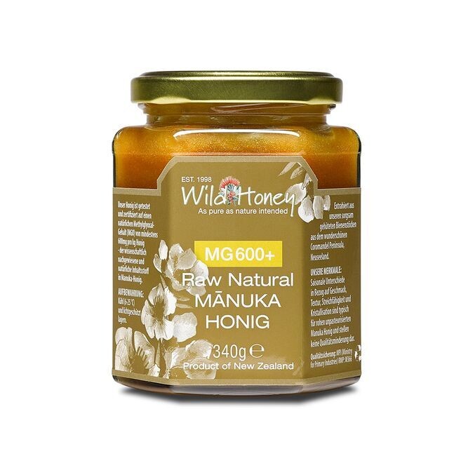 Reiner natürlicher MANUKA Honig MG 600+  340gr