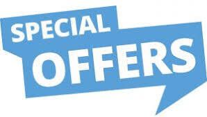 JULY SPECIAL OFFERS!