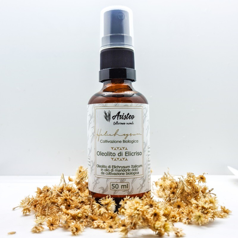 Helichrysum Oleolito di Elicriso in olio di mandorle dolci  50 ml 1,7  fl.oz