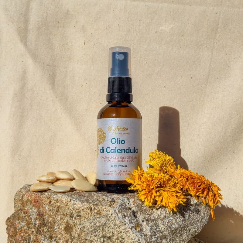 Olio di Calendula · Oleolito in Olio di Mandorle Dolci · 50 ml