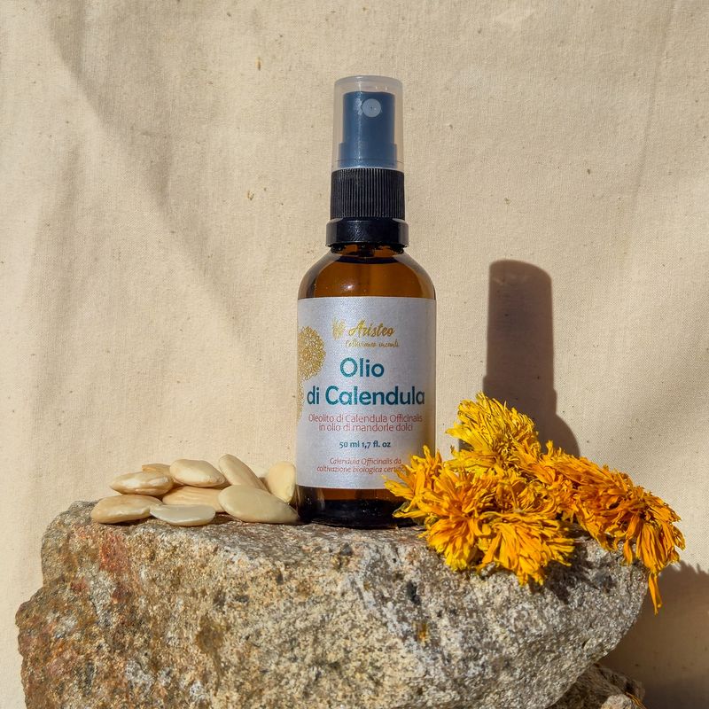 Olio di Calendula · Oleolito in Olio di Mandorle Dolci · 50 ml