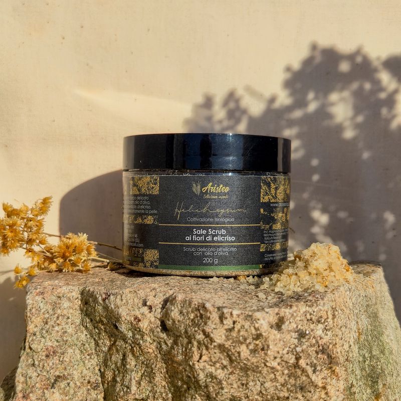 Helichrysum  Scrub al Sale di Epsom  Face + Body