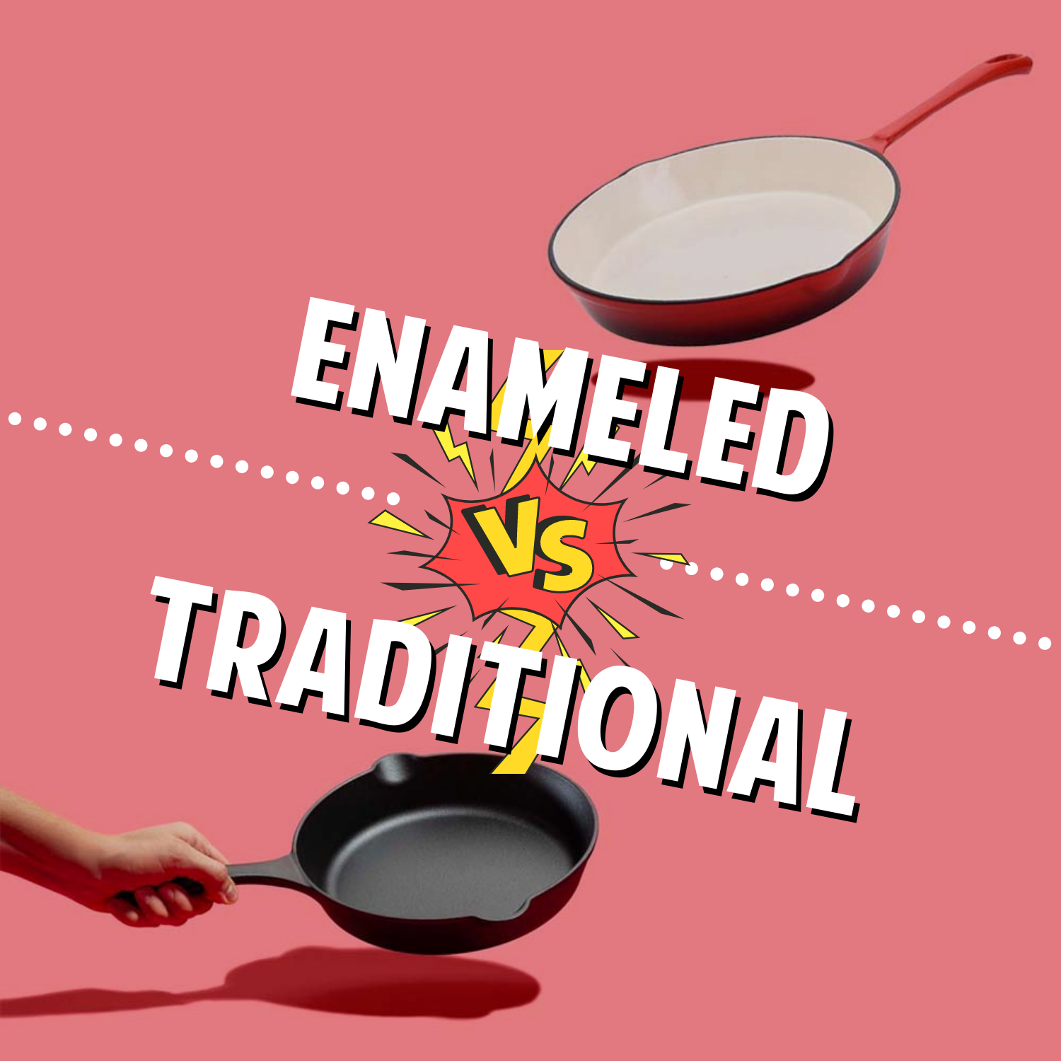 Enameled vs Traditional Cast Iron Cookware? [NOT FOR SALE]