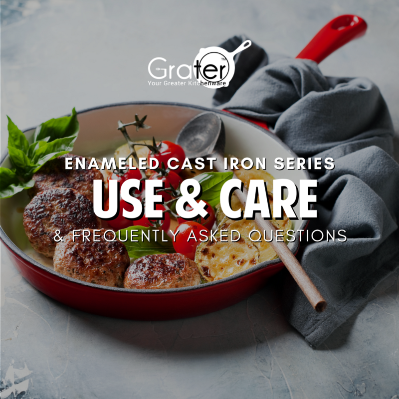 Use &amp; Care - Enameled Cast Iron Series