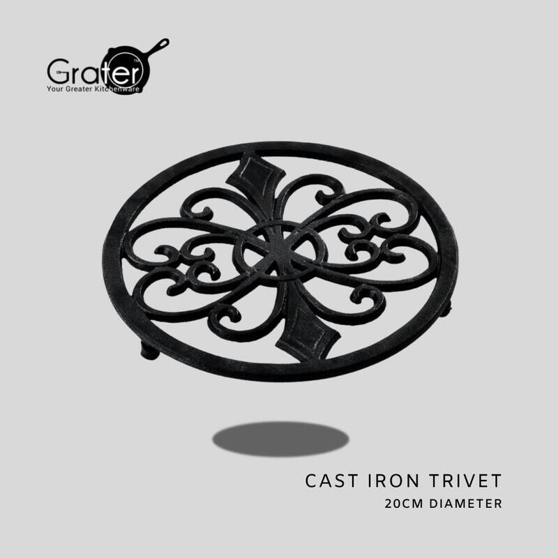 20cm Cast Iron Trivet Stand Meat Rack