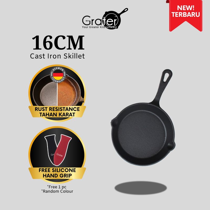 16cm Rust Resistance Cast Iron Skillet