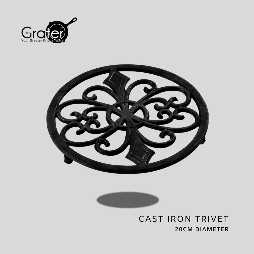 20cm Cast Iron Trivet Stand Meat Rack