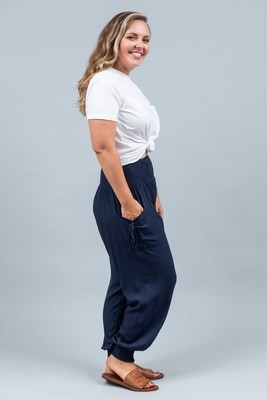 Harem Pants - Navy