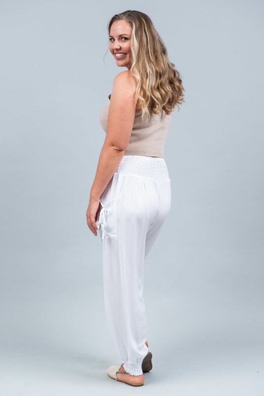 Harem Pants - White