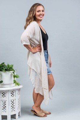 Sandy Beach Summer Cardi - Latte