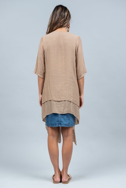 Sandy Beach Summer Cardi - Mocha