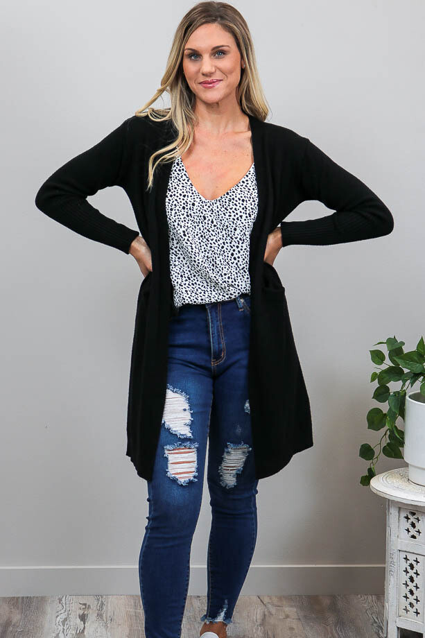 Billy GoGo Luxe Cardigan - Black