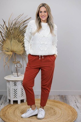 Cheska Chenille Jumper - Cream Cheska Chenille Jumper - Cream