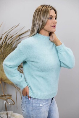 Bunny Eyelash Jumper - Baby Green Bunny Eyelash Jumper - Baby Green